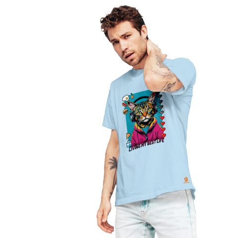 Koszulka T-shirt z krótkim rękawkiem - KOT Koszulka T-shirt z krótkim rękawkiem - KOT