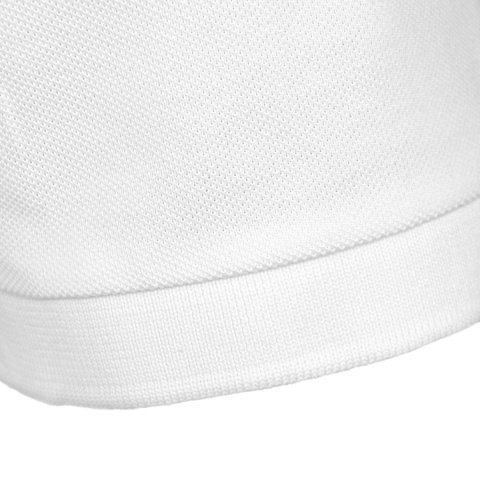 Koszulka z kołnierzykiem klasyczne POLO z haftem Reto biała XXL bawełna 100% Koszulka z kołnierzykiem klasyczne POLO z haftem Reto biała XXL bawełna 100%