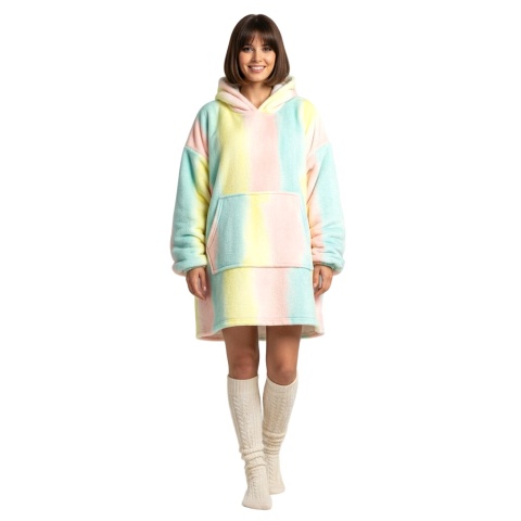 Koco bluza z kapturem Unisex Rainbow