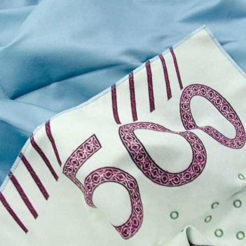 RĘCZNIK z mikrofibry 70x140 cm 500 zł banknot kasa