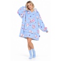 Koco bluza z kapturem Unisex ELEPHANT BLUE