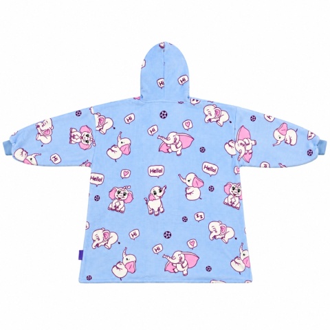 Koco bluza z kapturem Unisex ELEPHANT BLUE