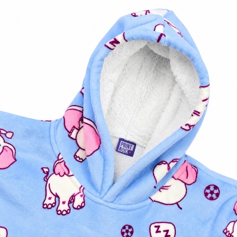 Koco bluza z kapturem Unisex ELEPHANT BLUE