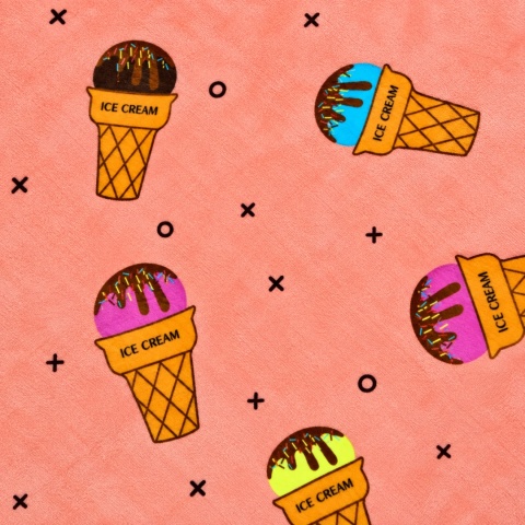 Koco bluza z kapturem Unisex ICE CREAM