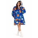 Koco bluza z kapturem Unisex TIGER BLUE