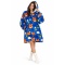 Koco bluza z kapturem Unisex TIGER BLUE
