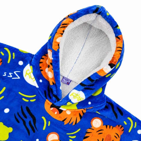 Koco bluza z kapturem Unisex TIGER BLUE