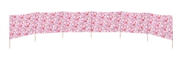 Parawan plażowy 6M (68x88 cm) Różowe koralowce