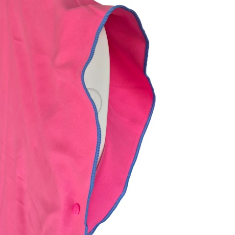 Ręcznik z mikrofibry na leżak 73x230 cm Challenge RÓŻOWY